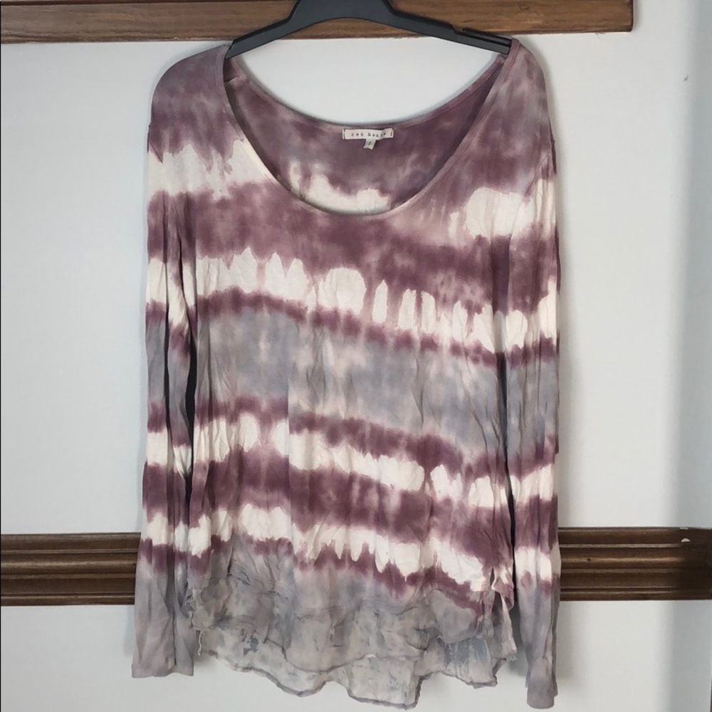 Tie dye long sleeve shirt from Red Haute